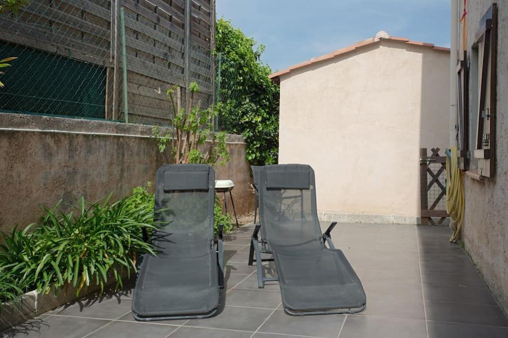 Appartement En Rez De Jardin Et Terrasse Ds Villa Hyères Eksteriør billede